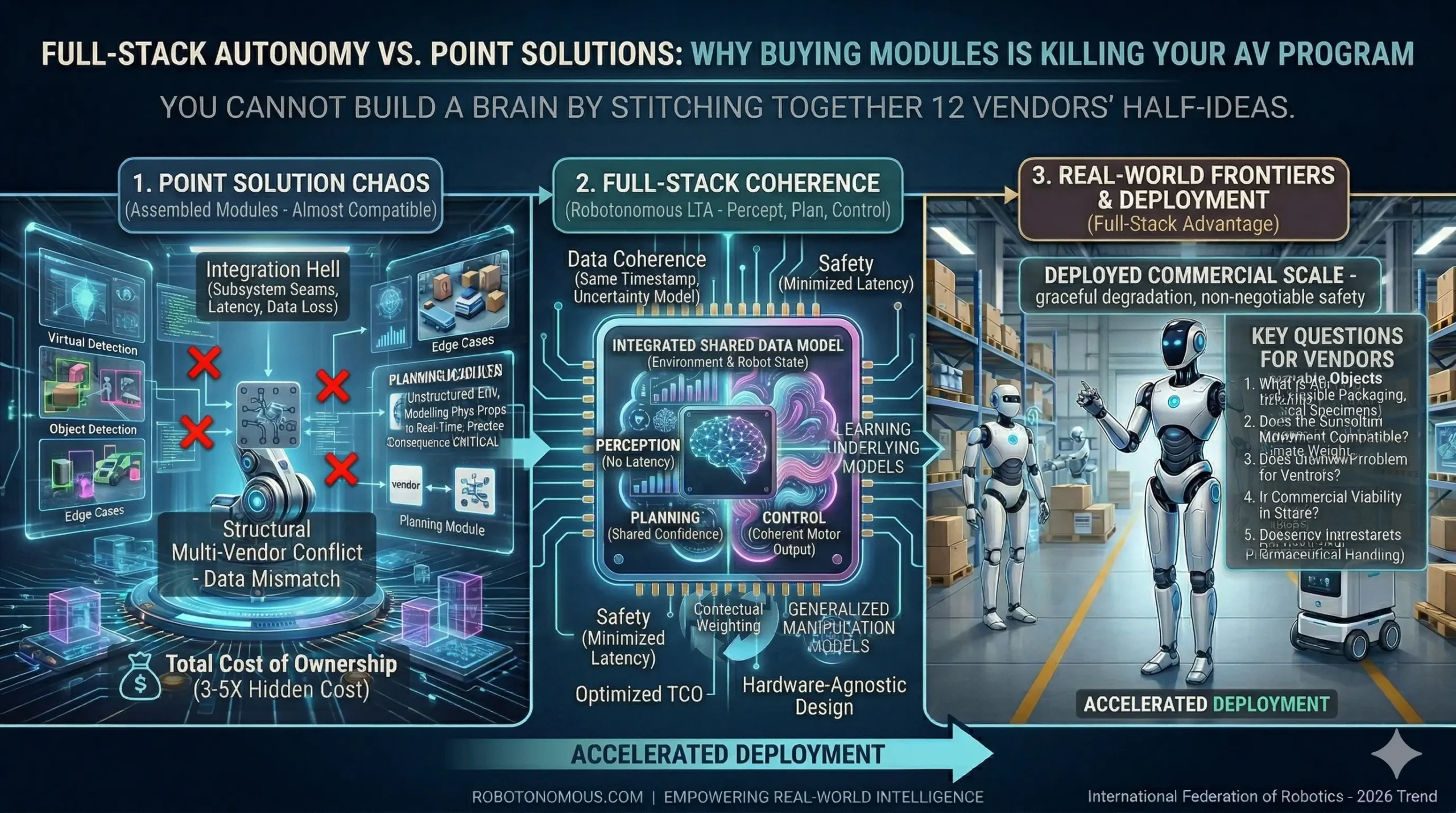 Full-Stack Autonomy vs. Point Solutions: Why Buying Modules Is Killing Your AV Program